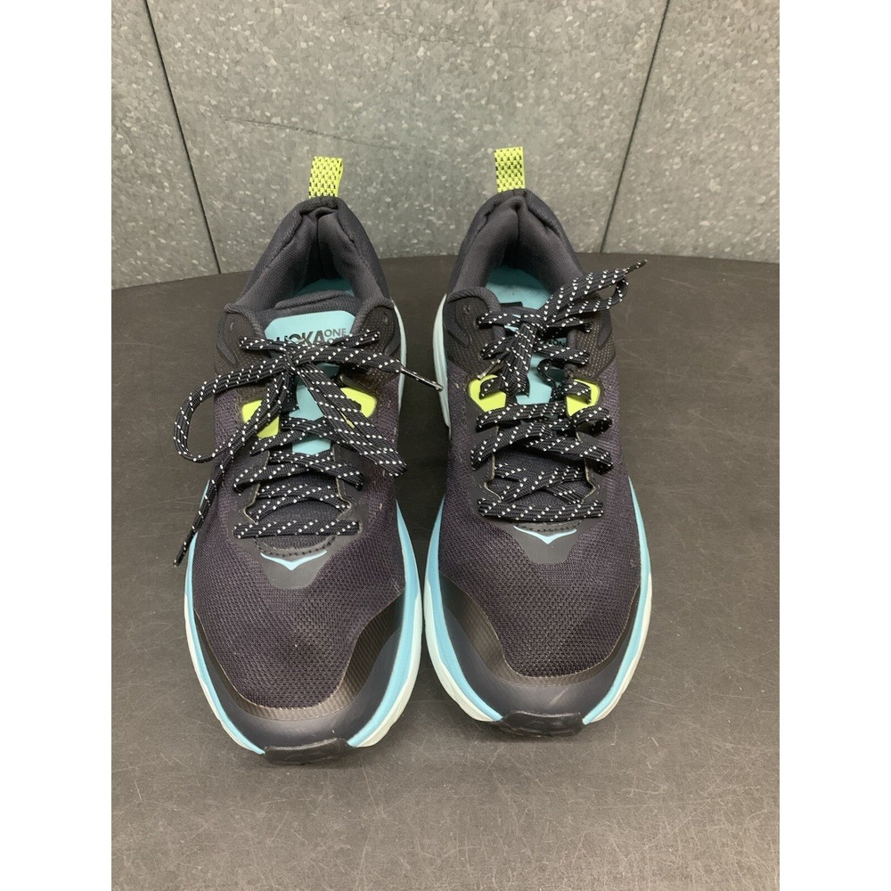 Hoka Challenger ATR 6 Black Blue Trail Running Shoes, Women's Size 11B